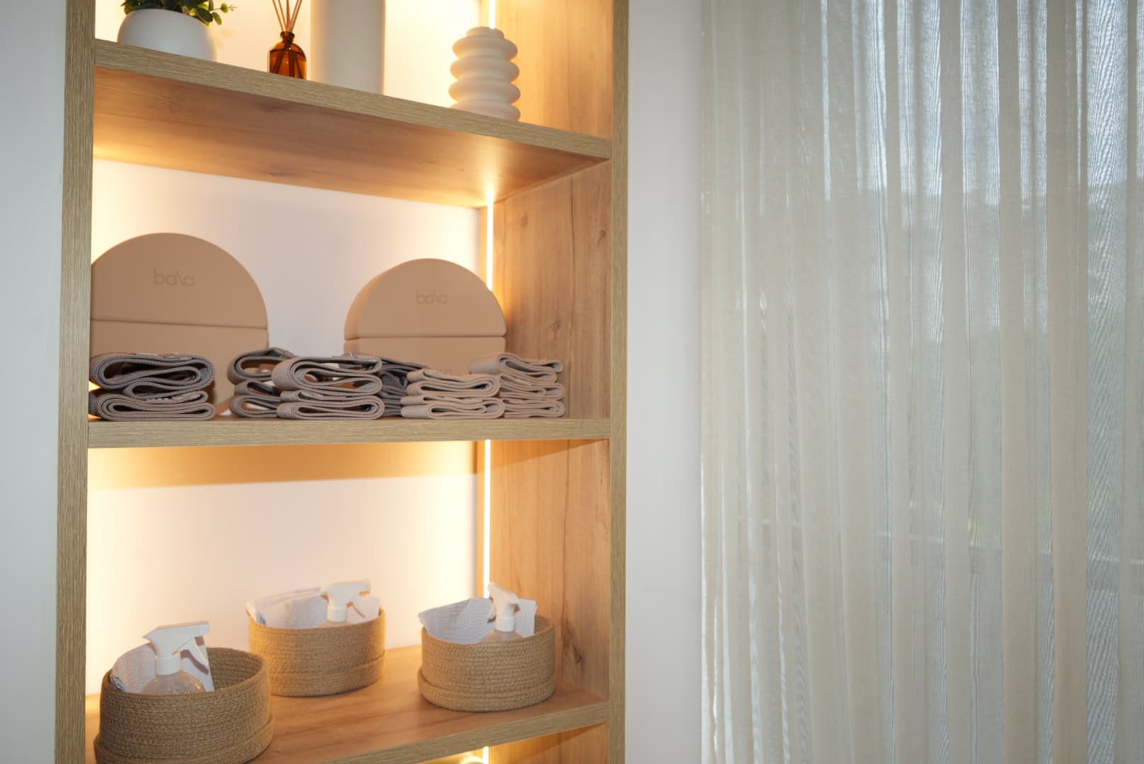 Detalles del ambiente interior de Aliva Pilates Studio